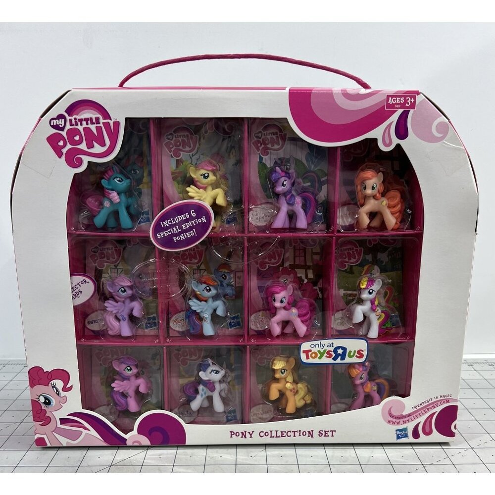 Hasbro My Little Pony Collection Set - Pink, Purple, Orange, Blue